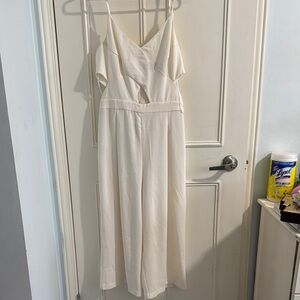 Elegant Cream Jumpsuit